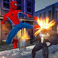 Spider Hero Street Fight